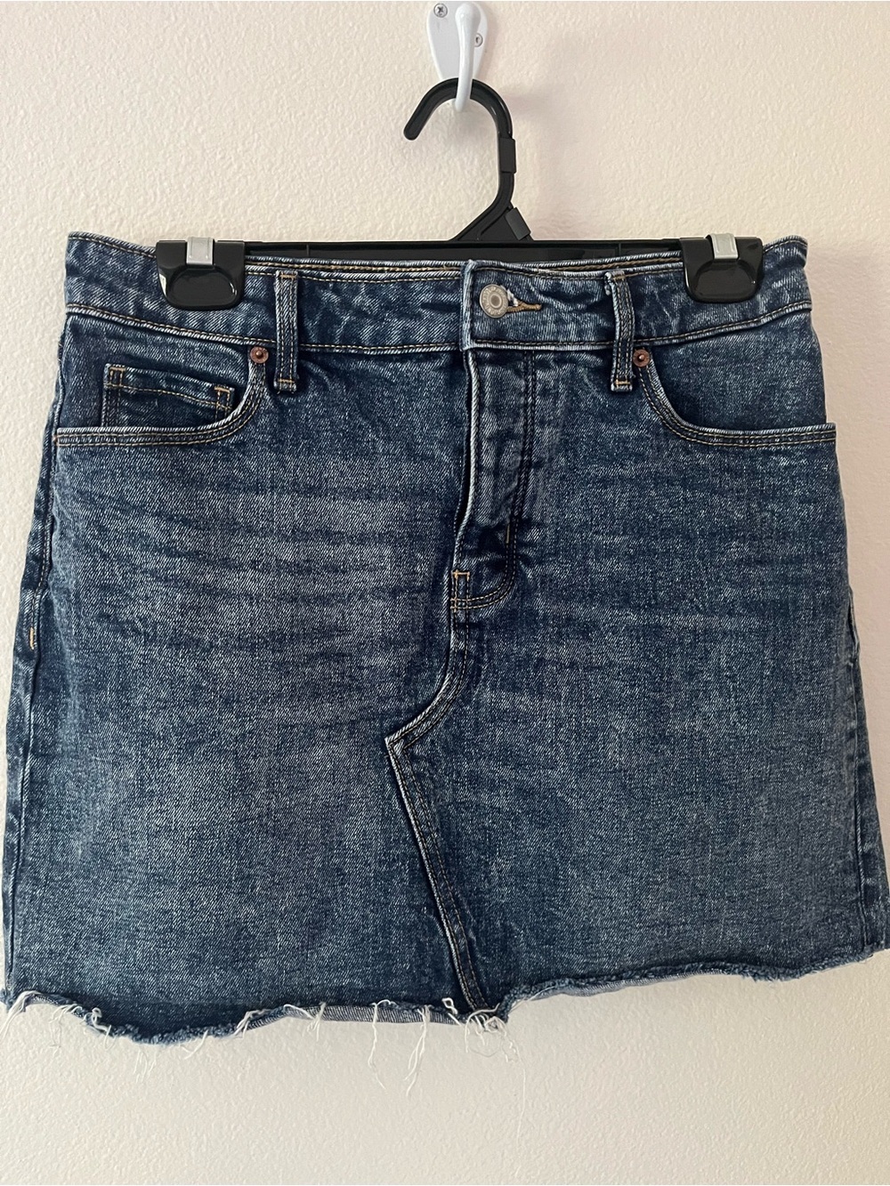 Old Navy Denim Short Skirt Cotton Spandex Size 6